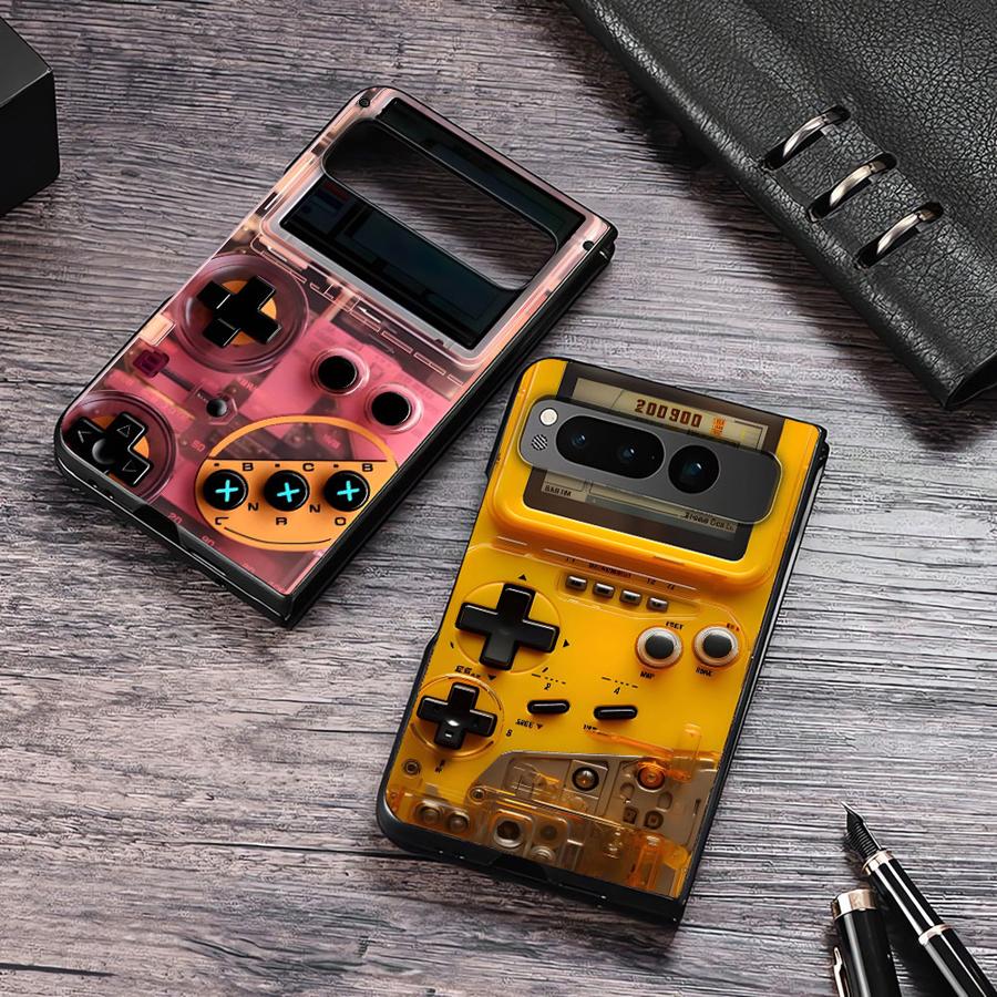 Retro Gaming Pc Case - เคสเกมมิ่งสไตล์เรโทรสำหรับโทรศัพท์ Google Pixel Fold PixelFold