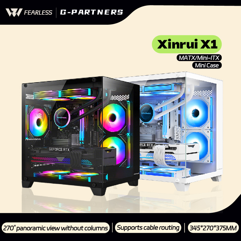 Retro Gaming Pc Case - เคสคอมพิวเตอร์ G-PARTNERS Xinrui X1 MATX Mini-ITX