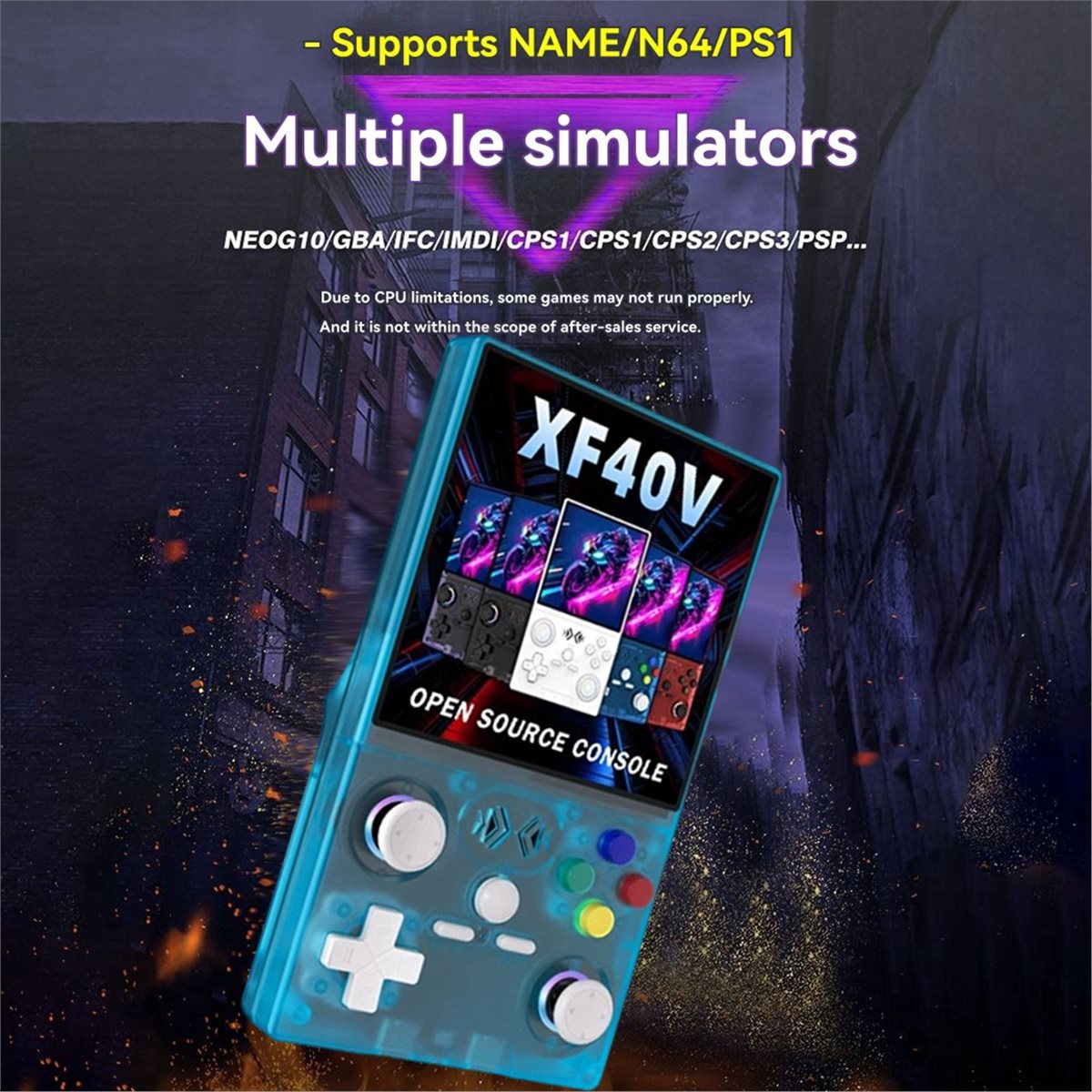 Retro Gaming System - เครื่องเล่นเกมพกพา A86G NEW XF40V รุ่น Retro