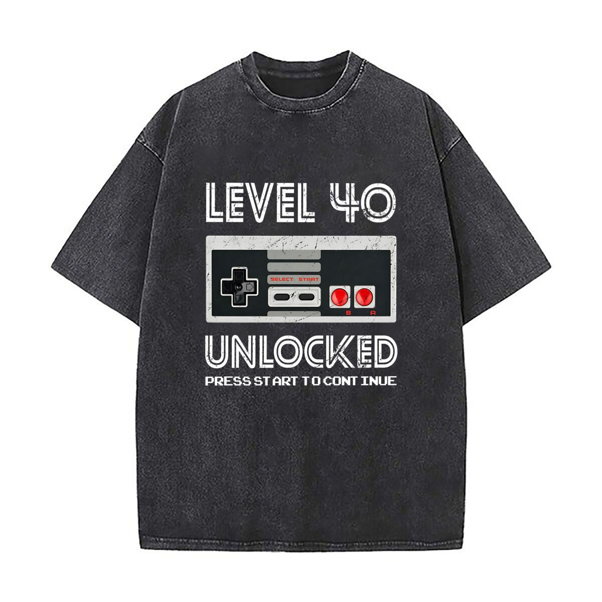 Retro Gaming Shops - Level 40 Gaming - เสื้อยืดผู้ชายลาย 'Level