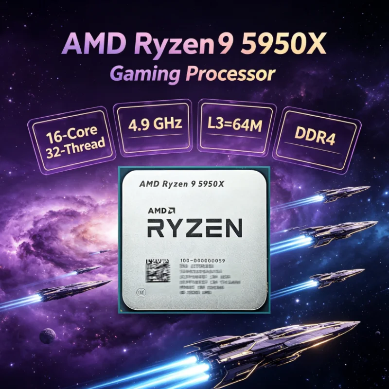 AMD Ryzen 9 5950X DDR4 3.4 GHz - Amd Cpu Ryzen 9 บทวิจารณ์และราคา