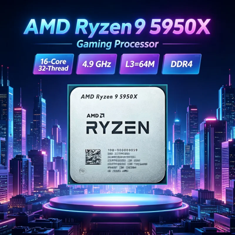 AMD Ryzen 9 5950X DDR4 3.4 GHz - Amd Cpu Ryzen 9 บทวิจารณ์และราคา