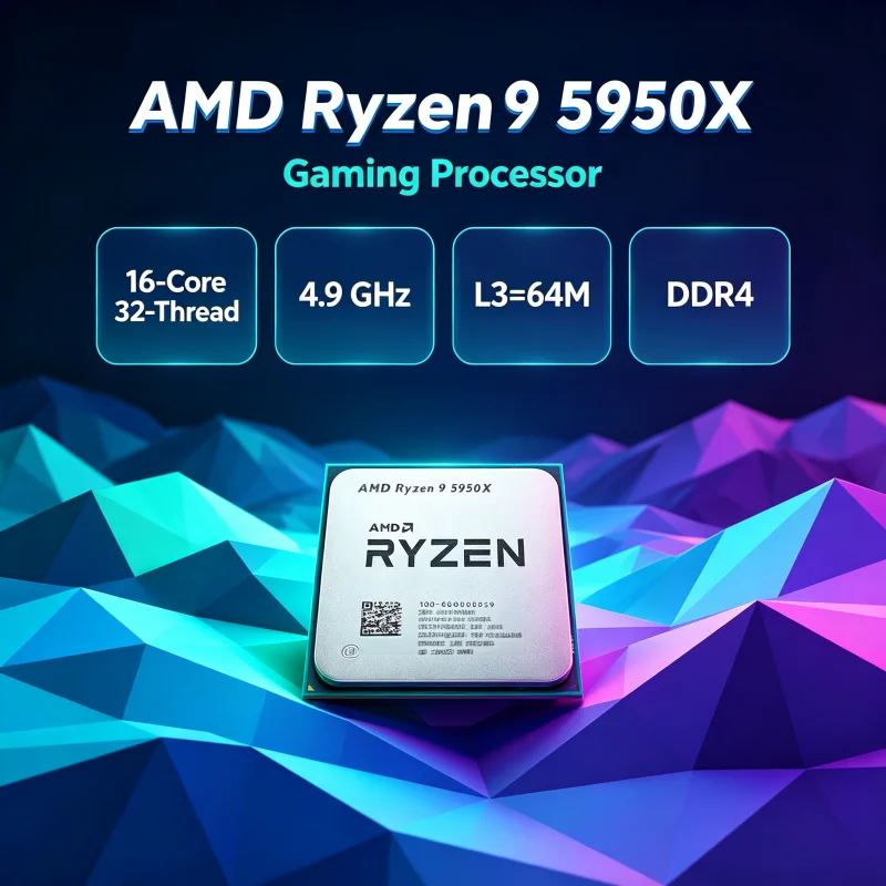 AMD Ryzen 9 5950X DDR4 3.4 GHz - Amd Cpu Ryzen 9 บทวิจารณ์และราคา