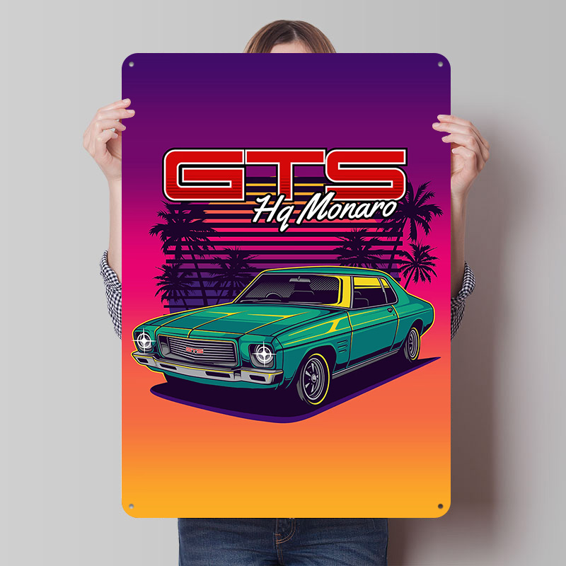 โปสเตอร์โลหะรถยนต์ HQ Monaro G - Retro Gaming At บทวิจารณ์และราคา