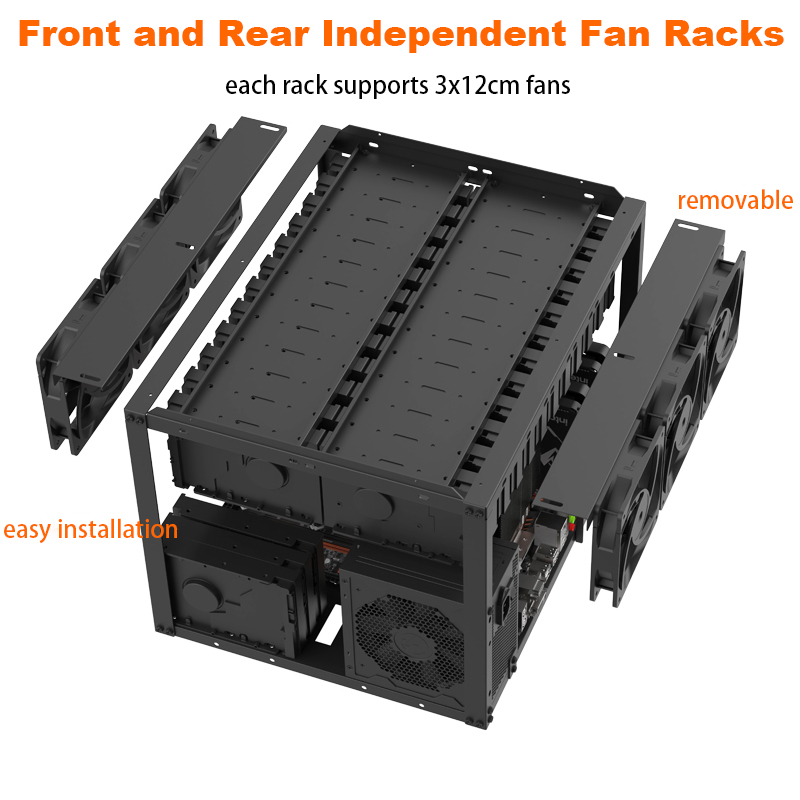STACKABLE 28 HDD เปิดกรอบ Mini - Retro Gaming Pc Case บทวิจารณ์และราคา