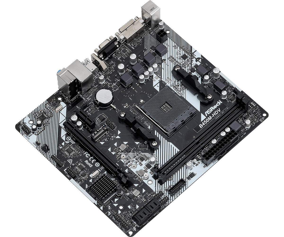เมนบอร์ด AMD B450 ASROCK B450M - Amd Cpu Ryzen 9 บทวิจารณ์และราคา