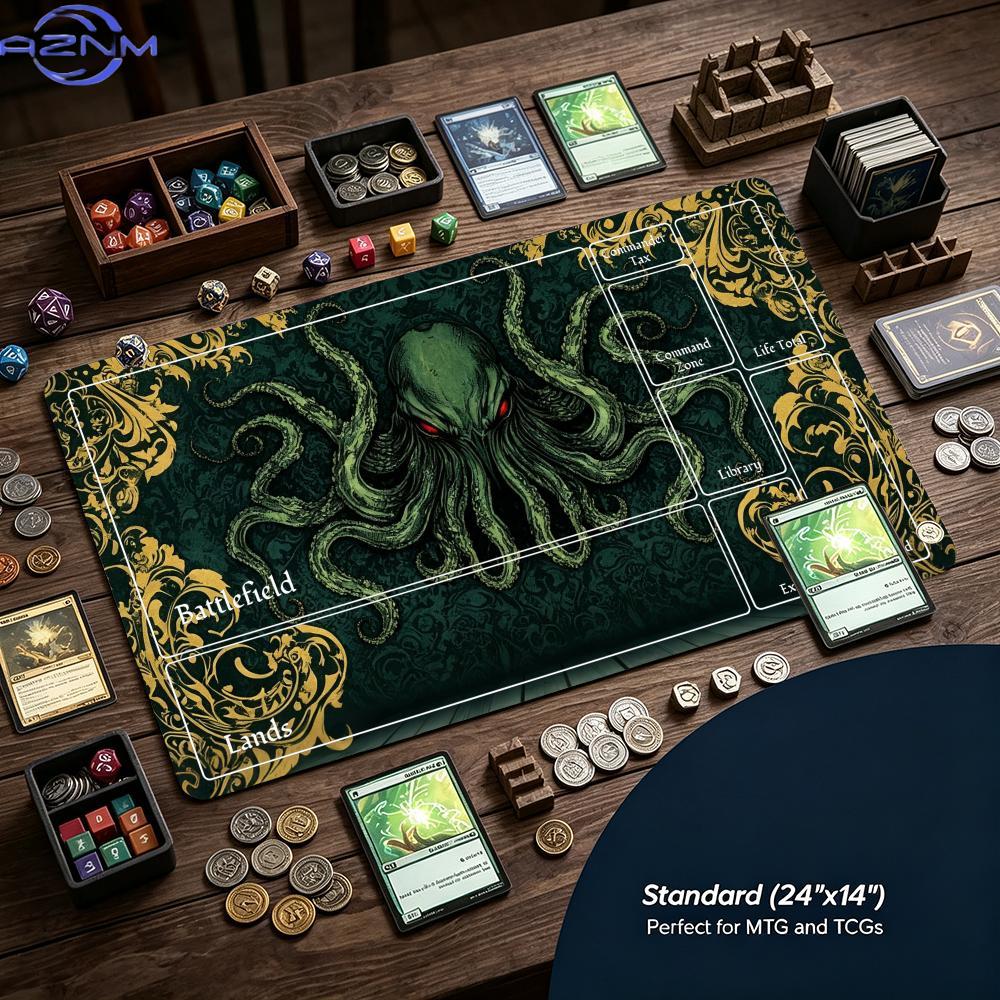 แผ่นรองเมาส์ลายปลาหมึกสีเขียวเ - Retro Gaming Xl บทวิจารณ์และราคา